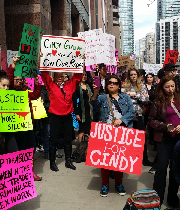 Rally in support of Cindy Gladue Toronto Rally in support of Cindy Gladue Toronto