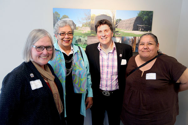 (left to right) Susan Pfeiffer, Barbara Harris, Luc Laine, Joanne Thomas