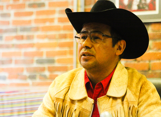 Roger William, Councillor for Xeni Gwet’in nation, was the lead plaintiff in the