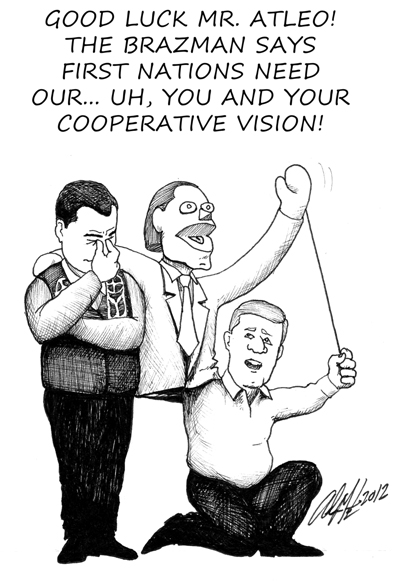 Harper's puppet Harper's puppet