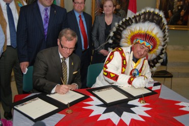 Agreement signed between province, FSIN