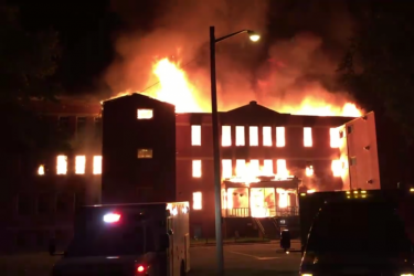 Red Crow Community College burned to the ground in an early morning fire Aug. 14
