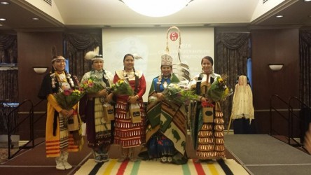 Vanessa Stiffarm (second from right) is the 2016 Calgary Stampede Indian Princes
