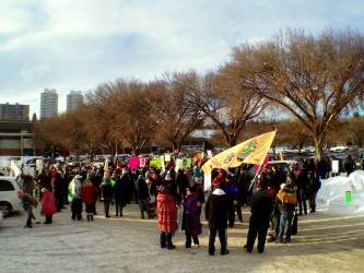 Edmonton Idle No More Rally Dec. 21, 2012