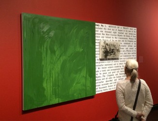 work of Robert Houle features in the exhibit 