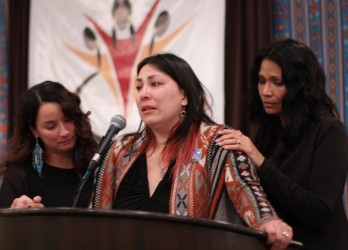 Nahanni Fontaine, with the Manitoba Missing and Murdered Indigenous Women Strate