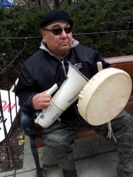 John Fox , member of Wikwemikong Unceded Indian Reserve, political activist and