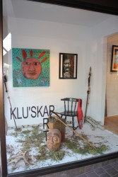 A variety of artists are featured at the Klu’Skap Gallery