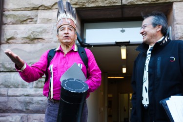 Chief Dean Sayers of Batchewana First Nation and Sagamok Anishinawbek First Nati