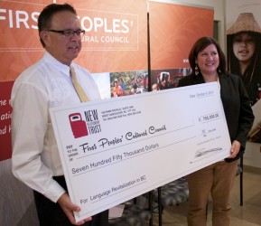 New Relationship Trust has contributed $750,000 to First Peoples’ Cultural Counc