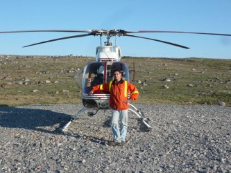 Helicopter pilot and business man Michael Kleywegt is grateful for the education