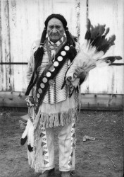 Frank Fools Crow, the ceremonial chief of the Teton Sioux