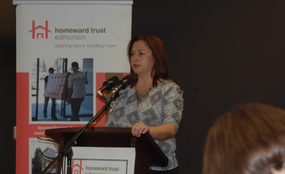 Homeward Trust Edmonton Executive Director Susan McGee
