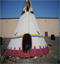 In the Painted Tipi Natoshia Bastien found the key to creating a successful hous