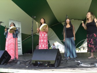 Spirit Woman Singers performed at the Heart of the City