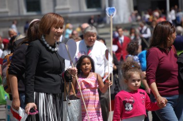 Cindy Blackstock (left) who filed the case against the federal government