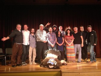 The amazing cast and producers of Making Treaty 7 after their Feb. 23 performanc