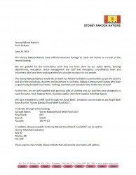 Stoney Nakoda release