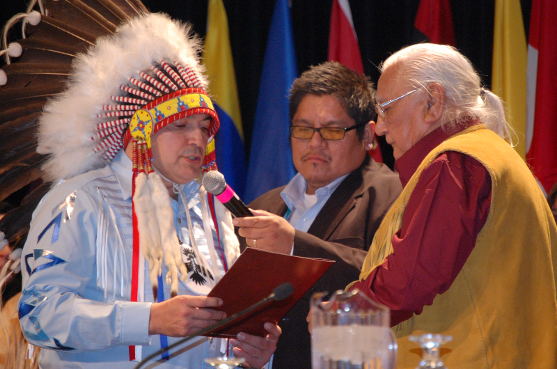 Perry Bellegarde takes oath