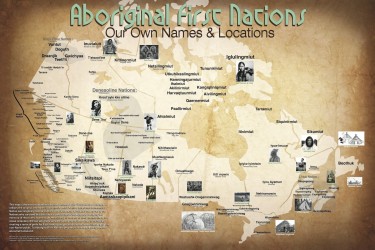 Update: Large scale Map of First Nations pre-European contact