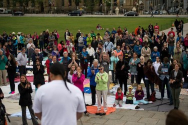 Photos from 2015 Blanket Exercise on Parliament Hill