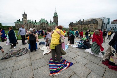 Photos from 2015 Blanket Exercise on Parliament Hill