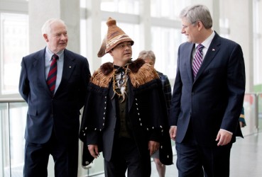 GG David Johnson, Shawn Atleo and PM Harper