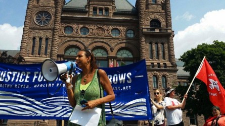 Support for Grassy Narrows in Toronto on July 7