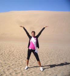 Ashley Callingbull in the Gobi: “I can now say I ran in the desert in high heels