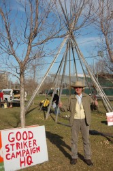 Duane Good Striker: taking down his campaign headquarters the day before municip