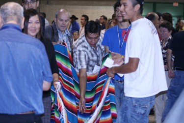 A blanket dance at the Assembly of First Nations general meeting collected more 