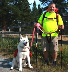 Brett Merchant and companion Kura began their 1,236 km trek on Highway of Tears