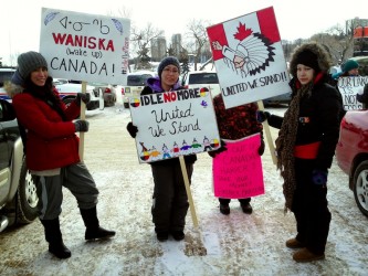 Edmonton Idle No More Rally Dec. 21, 2012