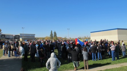 Ermineskin Residential School Monument unveiling ceremony