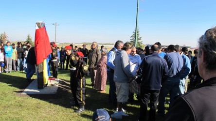 Ermineskin Residential School Monument unveiling ceremony