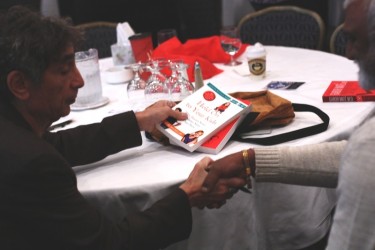 Keynote speaker at the Sisters in Spirit Gathering yesterday Dr. Gabor Mate