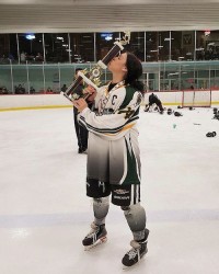 Delaney Ross - the captain of the Saskatchewan