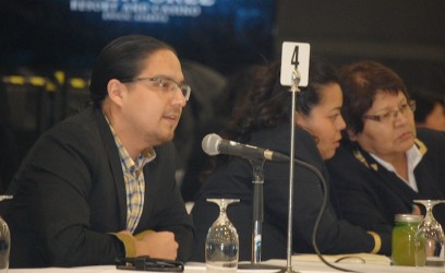 Enoch Cree Nation Chief Billy Morin (left) and Cold Lake First Nations Chie