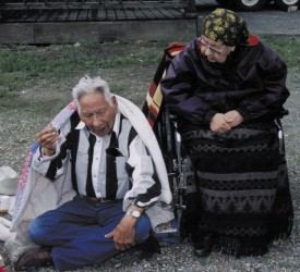 Joe and Josephine Crowshoe - circa 1998