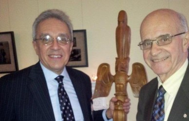 Justice Harry LaForme and retired Supreme Court Justice Frank Iacobucci. LaForme