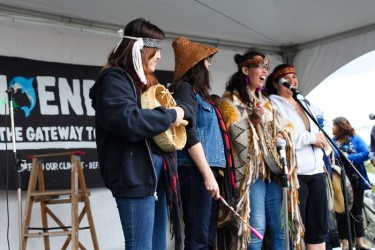 Anti-pipeline rally Vancouver May 10, 2014