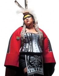 9-Skeena Reece, Raven on the Colonial Fleet 2010 performance regalia