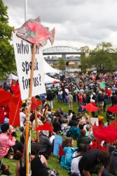 Anti-pipeline rally Vancouver May 10, 2014