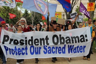 Cowboy Indian Alliance’s “Reject and Protect” protest in Washington