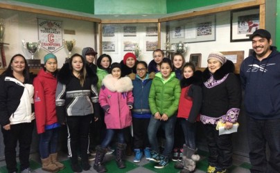 The Rankin Inlet Rock, a team of 11-17 year old hockey girls, went to WickFest c