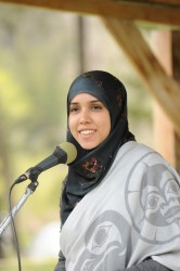 Asma Ali from Toronto was a guest speaker.