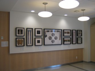 Artwork from 24 Aboriginal artists help create the soothing, healing atmosphere 