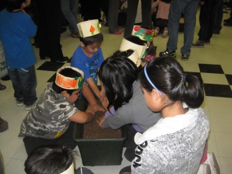 Alexander earth boxes help teach patience