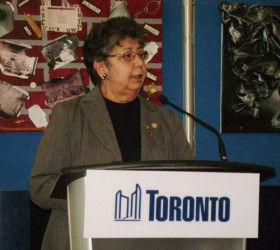Frances Sanderson, Co-Chair of City of Toronto Aboriginal Affairs Committee 