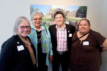 (left to right) ﻿Susan Pfeiffer, Barbara Harris, Luc Laine, Joanne Thomas
